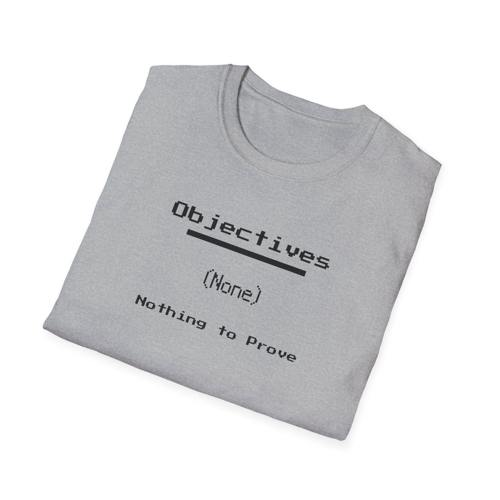Objectives: (None) - Nothing to Prove
