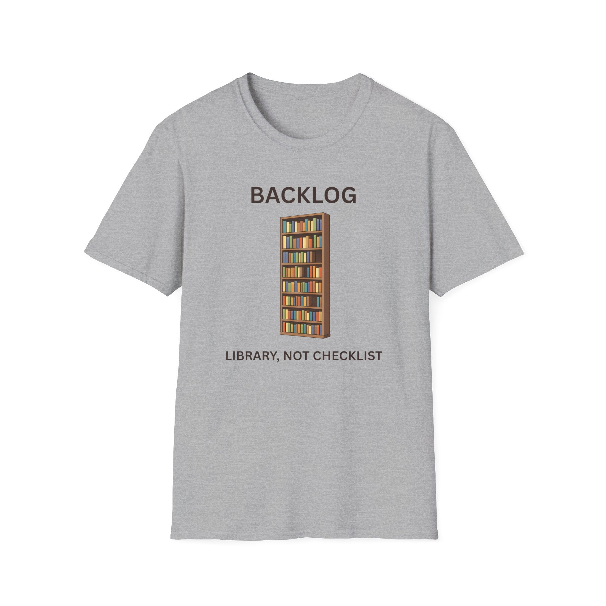 Library, Not Checklist - Backlog Guilt Relief Tee