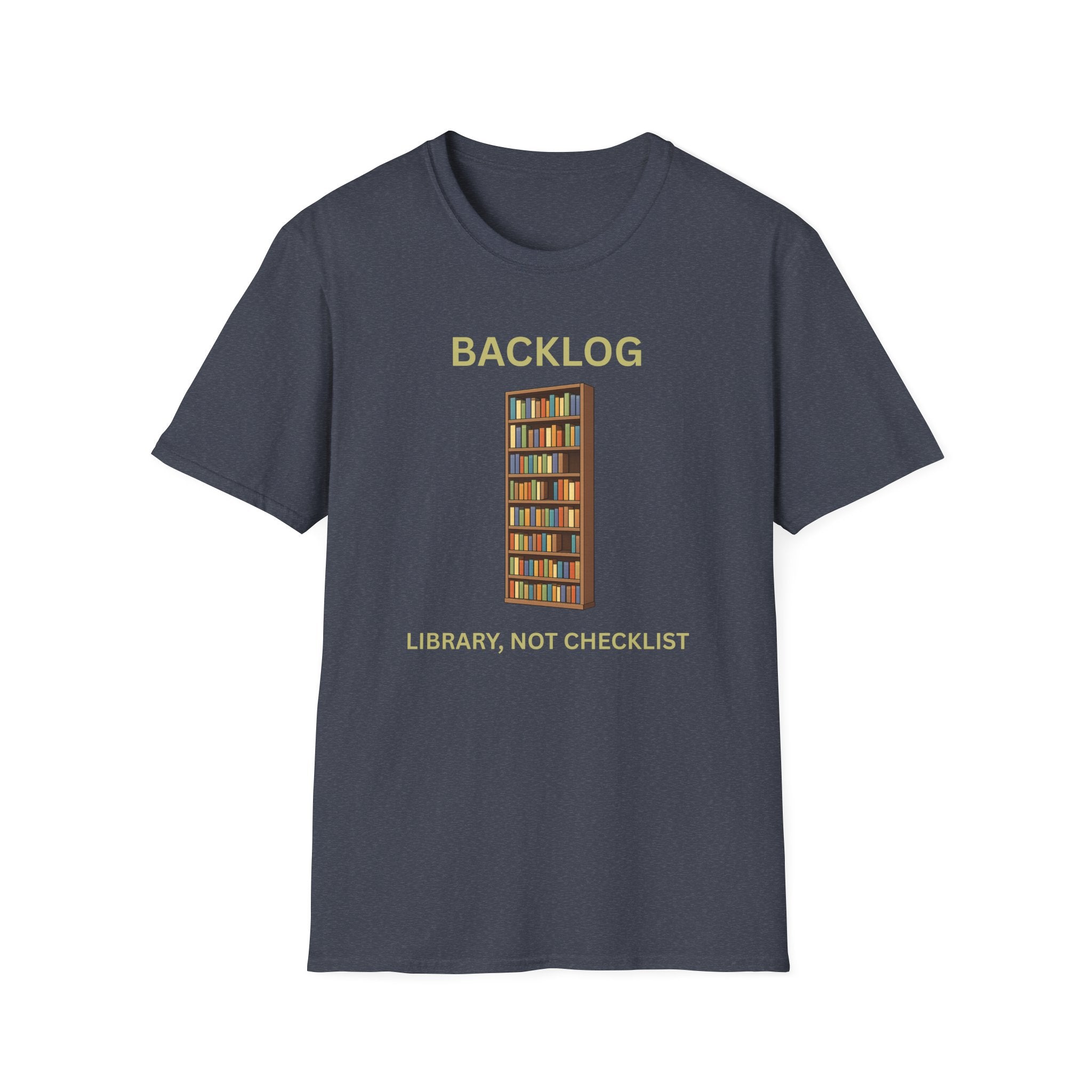 Library, Not Checklist - Backlog Guilt Relief Tee